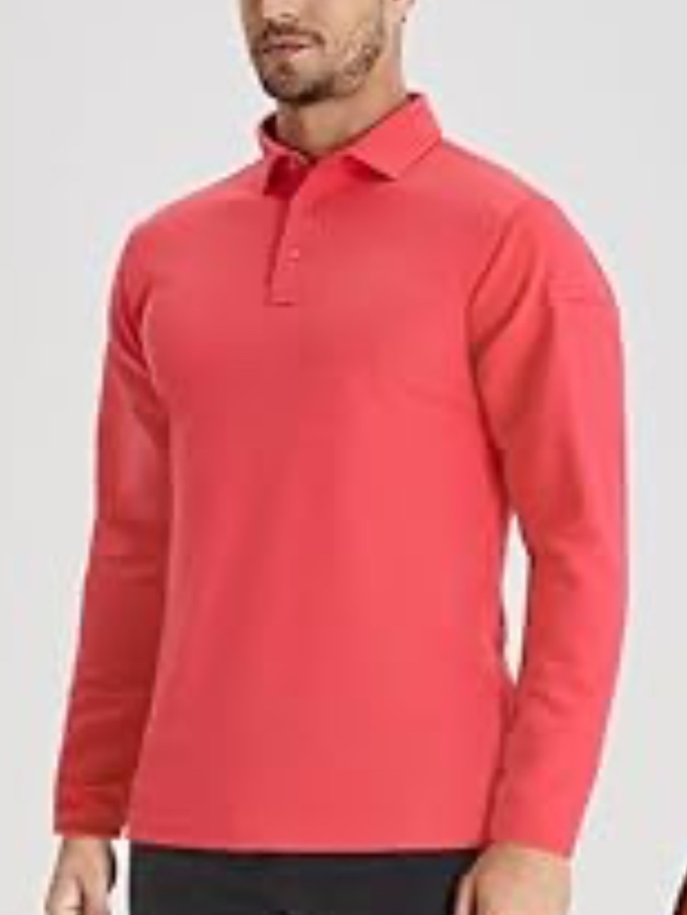 NWT TACVASEN Men's Long Sleeve Quick-Dry Long Sleeve Polo Shirt for Golf & Work